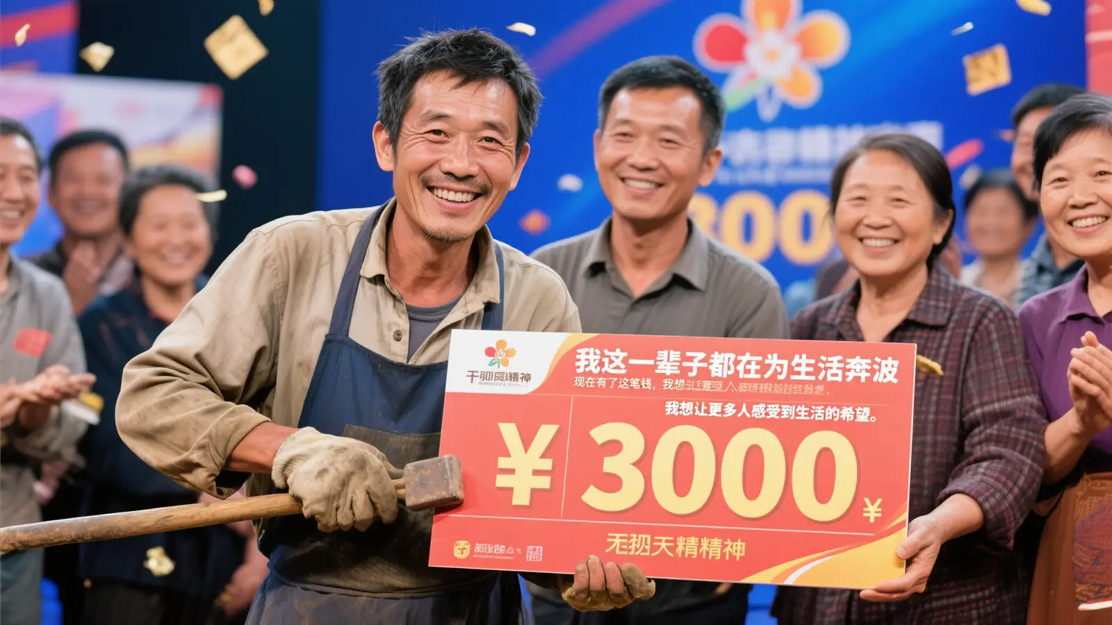 铁杆彩民喜中千万大奖，辛勤一生助力更多人