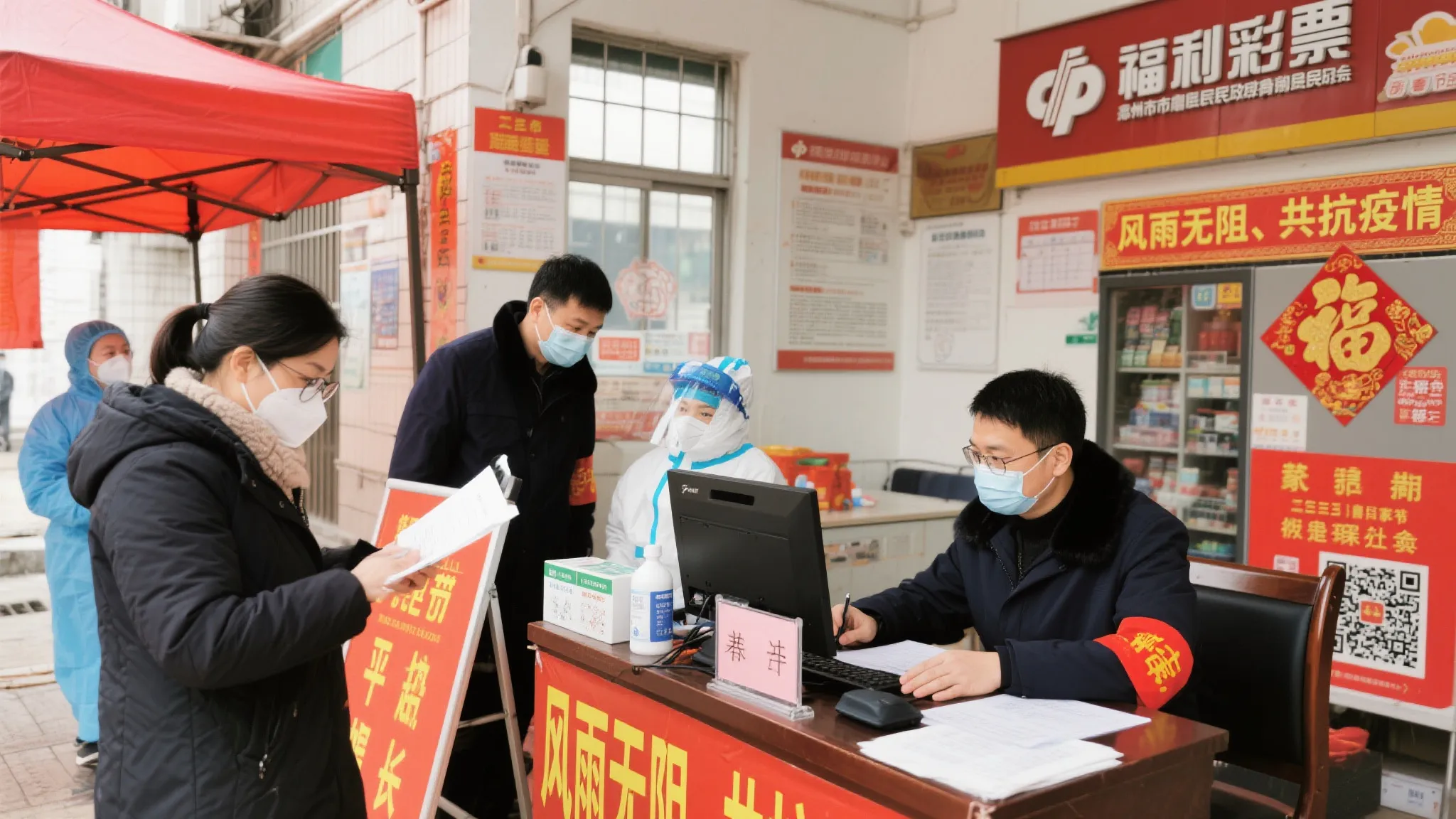 春节无休抗疫情，惠州基层民政福彩勇担当