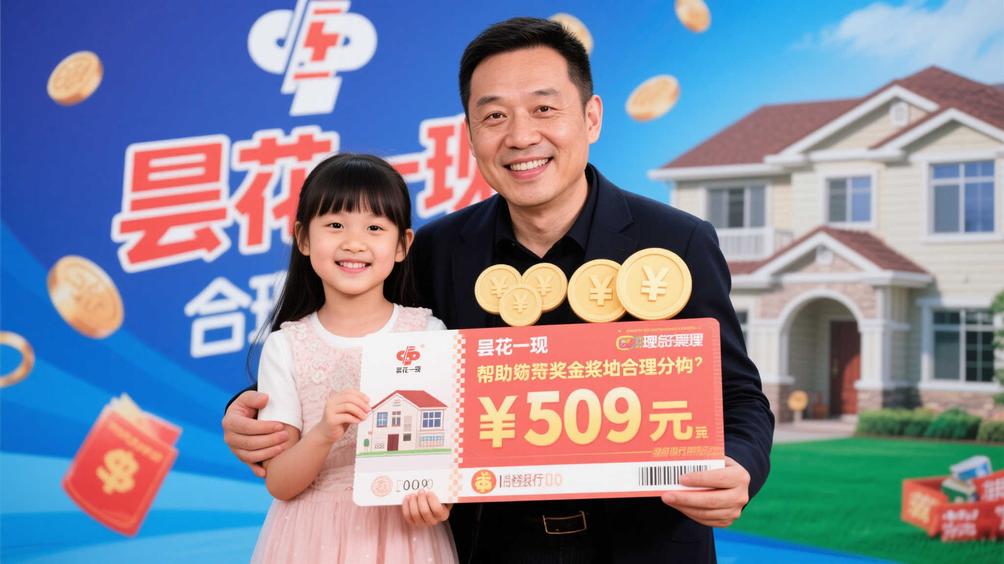 男子喜中2173万彩票巨奖：计划为女儿买新家