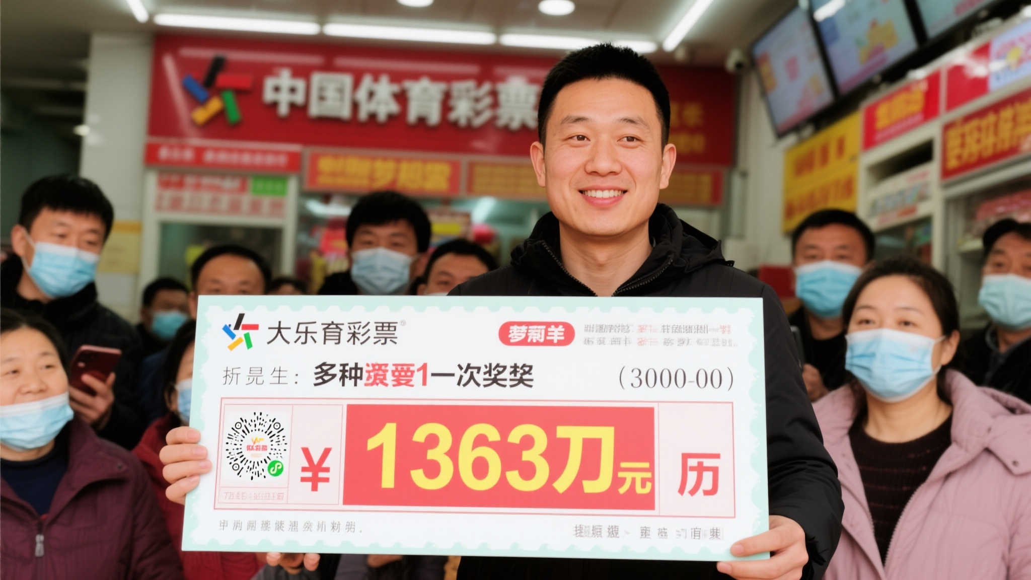 男子意外中1363万大奖 销售员提醒后才恍然大悟